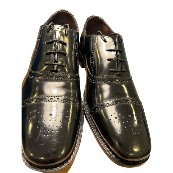 Tallon Mens Genuine Leather Wingtip Oxford Dress Shoes | SZ 10 main image 8